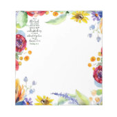 Vertrauen in den Herrn Notizblock (Vorderseite)