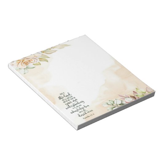 Vertrauen in den Herrn Notizblock (angewinkelt)