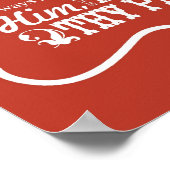 Vertrauen in den Herrn — Orange Poster (Ecke)