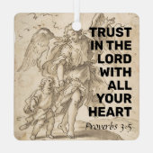 Vertrauen in den Herrn Ornament Aus Metall (Rückseite)