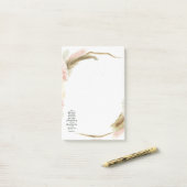 Vertrauen in den Herrn Post-it Klebezettel (Auf Schreibtisch)