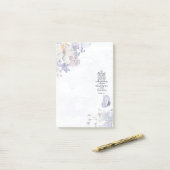 Vertrauen in den Herrn Post-it Klebezettel (Auf Schreibtisch)