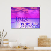 Vertrauen in den Herrn Poster (Küche)