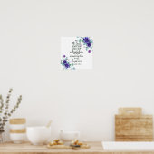 Vertrauen in den Herrn Poster (Küche)