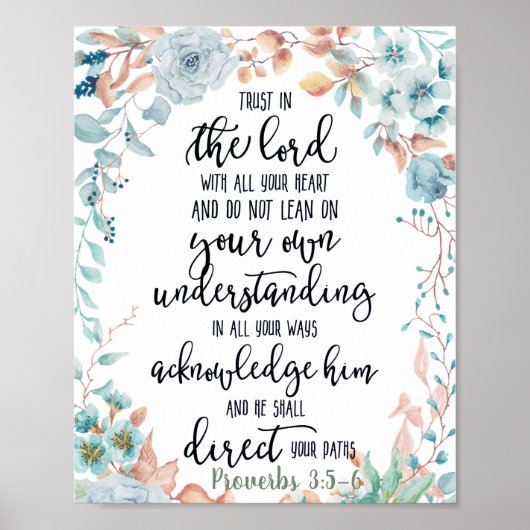 Vertrauen in den Herrn Poster (Vorne)