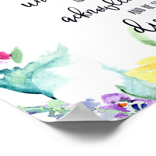 Vertrauen in den Herrn Poster (Ecke)