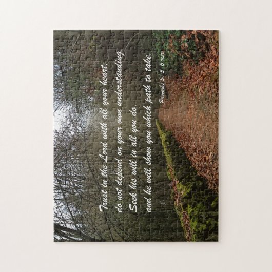 Vertrauen in den Herrn Puzzle (Vertikal)