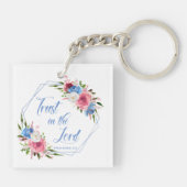 Vertrauen in den Herrn Schlüsselanhänger (Rückseite)