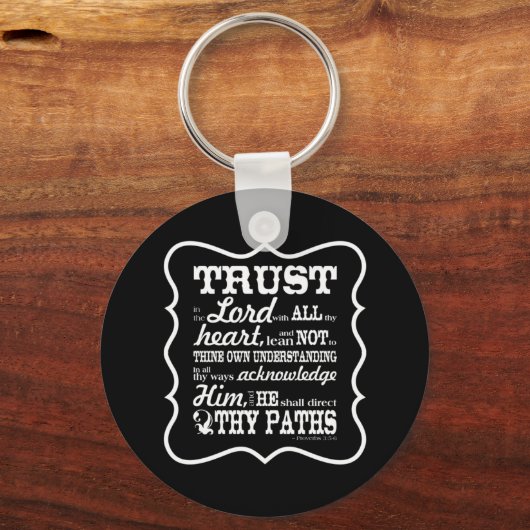 Vertrauen in den Herrn Schlüsselanhänger (Vorderseite)