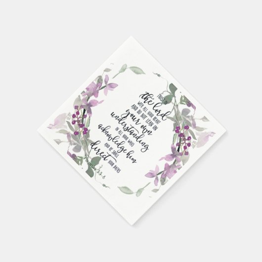 Vertrauen in den Herrn Serviette (Ecke)