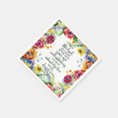 Vertrauen in den Herrn Serviette (Ecke)