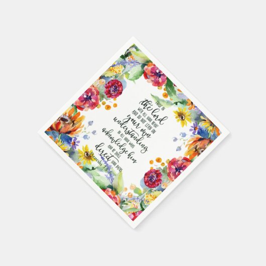 Vertrauen in den Herrn Serviette (Ecke)