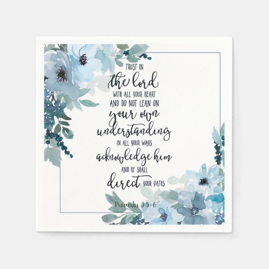 Vertrauen in den Herrn Serviette (Vorderseite)