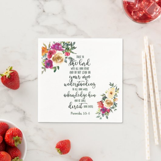 Vertrauen in den Herrn Serviette (Beispiel)