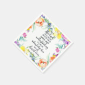 Vertrauen in den Herrn Serviette (Ecke)