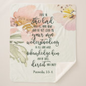 Vertrauen in den Herrn Sherpadecke (Vorderseite)