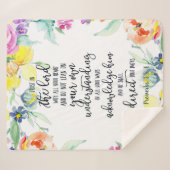 Vertrauen in den Herrn Sherpadecke (Vorderseite (Horizontal))