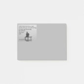 Vertrauen in den Herrn Trost erbitterte Bibelverse Post-it Klebezettel (Vorderseite)