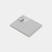 Vertrauen in den Herrn Trost erbitterte Bibelverse Post-it Klebezettel (angewinkelt)