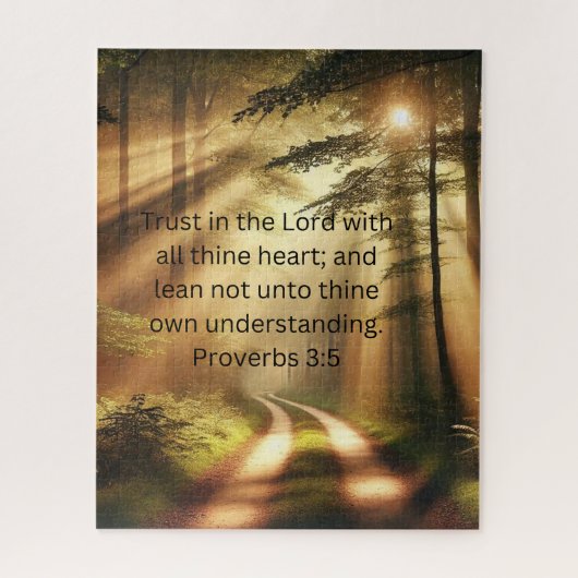 Vertrauen in den Lord Forest Path Inspiration Puzz Puzzle (Vertikal)