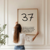 Vertrauen in den Lord Psalm 37 Wall Art Poster