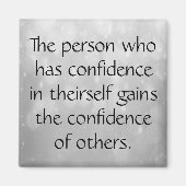 Vertrauen in dich selbst magnet (Vorne)