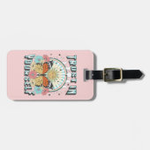 Vertrauen in dich selbst | Sonne und Schmetterling Gepäckanhänger (Vorderseite horizontal)