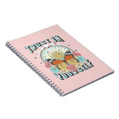 Vertrauen in dich selbst | Sonne und Schmetterling Notizblock (Rechte Seite)