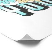 Vertrauen in dich selbst | Sonne und Schmetterling Poster (Ecke)