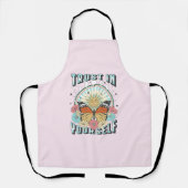 Vertrauen in dich selbst | Sonne und Schmetterling Schürze (Vorderseite)