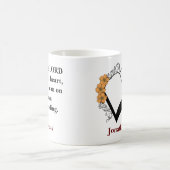 Vertrauen in die benutzerdefinierte Bibel Kaffeetasse (Mittel)