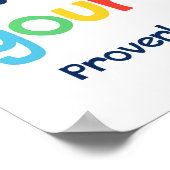 Vertrauen in die Christliche Bibelversenposte Lord Poster (Ecke)