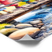 Vertrauen in die Christliche Mauer des Kinderzimme Poster (Ecke)