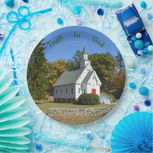 Vertrauen in die Kirche Gottes Pappteller (Party)