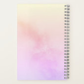 Vertrauen in die Lord Bible Verse Floral Water col Notizblock (Rückseite)