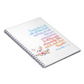 Vertrauen in die Lord Bible Verse Notizblock (Rechte Seite)