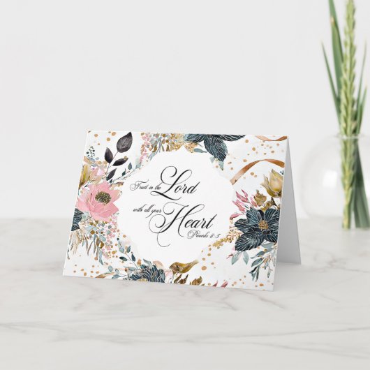 Vertrauen in die Lord Greeting Card Karte (Vorderseite)