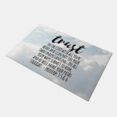 Vertrauen in die Lord Proverbs 3:5-6 Fußmatte (Schrägansicht)