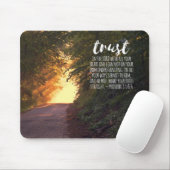 Vertrauen in die Lord Proverbs 3:5-6 Mousepad (Mit Mouse)