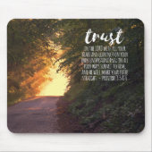 Vertrauen in die Lord Proverbs 3:5-6 Mousepad (Vorne)