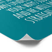 Vertrauen in die Lord Proverbs 3:5-6 Poster (Ecke)