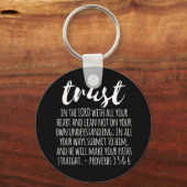 Vertrauen in die Lord Proverbs 3:5-6 Schlüsselanhänger (Vorderseite)