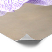 Vertrauen in die Lord Proverbs 3:5 Lila Iris Flora Poster (Ecke)