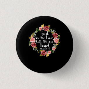 Vertrauen in die Lord Scriptural Biblical Christli Button