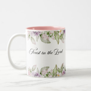Vertrauen in die Lord Scripture-Tasse Zweifarbige Tasse