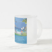 Vertrauen in die Lord Sprichwörter 3:5-6 Christlic Mattglastasse (VorderseiteRechts)