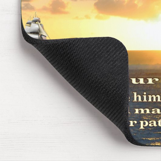 Vertrauen in die Lord Sprichwörter 3:5-6 Mousepad (Ecke)