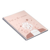 Vertrauen in die spirituelle Universum-Positivität Notizblock (Rechte Seite)