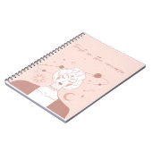 Vertrauen in die spirituelle Universum-Positivität Notizblock (Linke Seite)