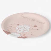 Vertrauen in die spirituelle Universum-Positivität Pappteller (Schrägansicht)